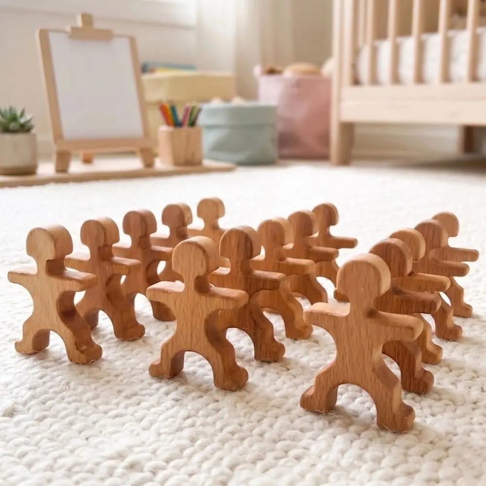 Montessori Ahşap Akrobat Çocuklar