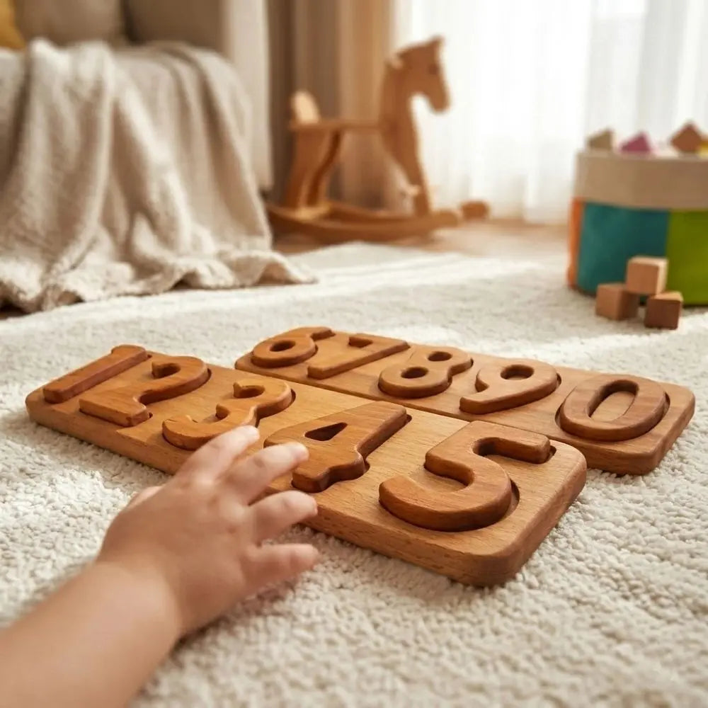 Montessori Ahşap Sayı Bulmaca