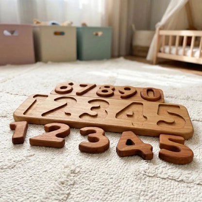 Montessori Ahşap Sayı Bulmaca