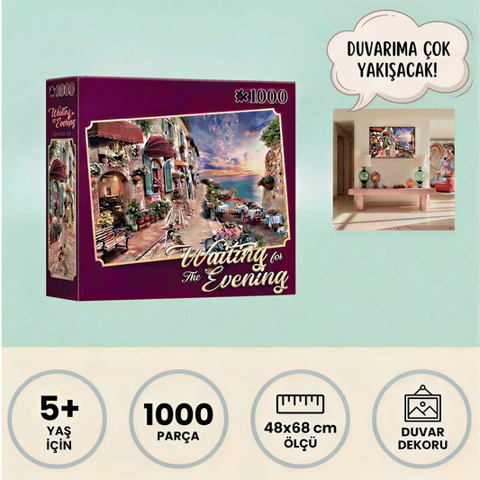 Kiddology Akşamı Beklerken Temalı Puzzle (1000 Parça) Kiddology | Oyunun Akıllı Hâli