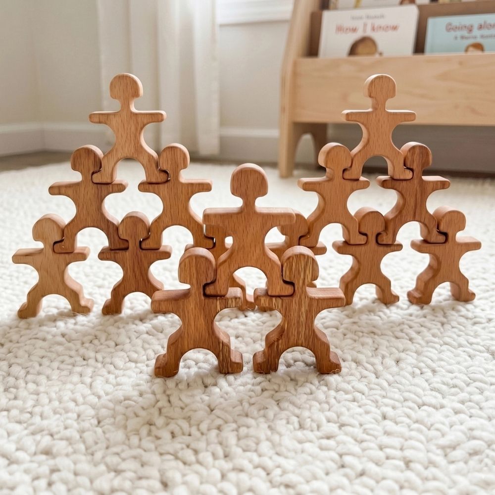 Ahşap akrobat oyuncak sabır odaklanma dikkat geliştirici çocuk - Kiddology