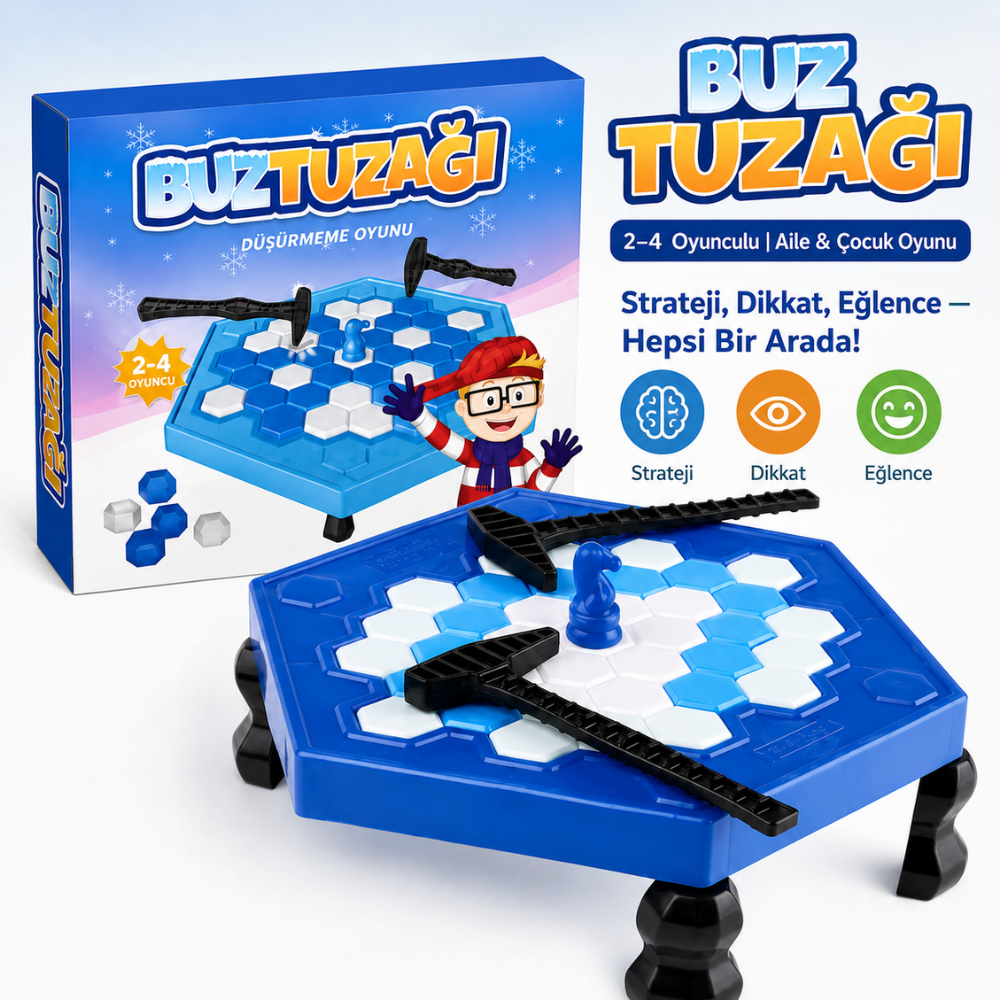 Buz kırma oyunu buz tuzağı strateji kutu oyunu - Kiddology