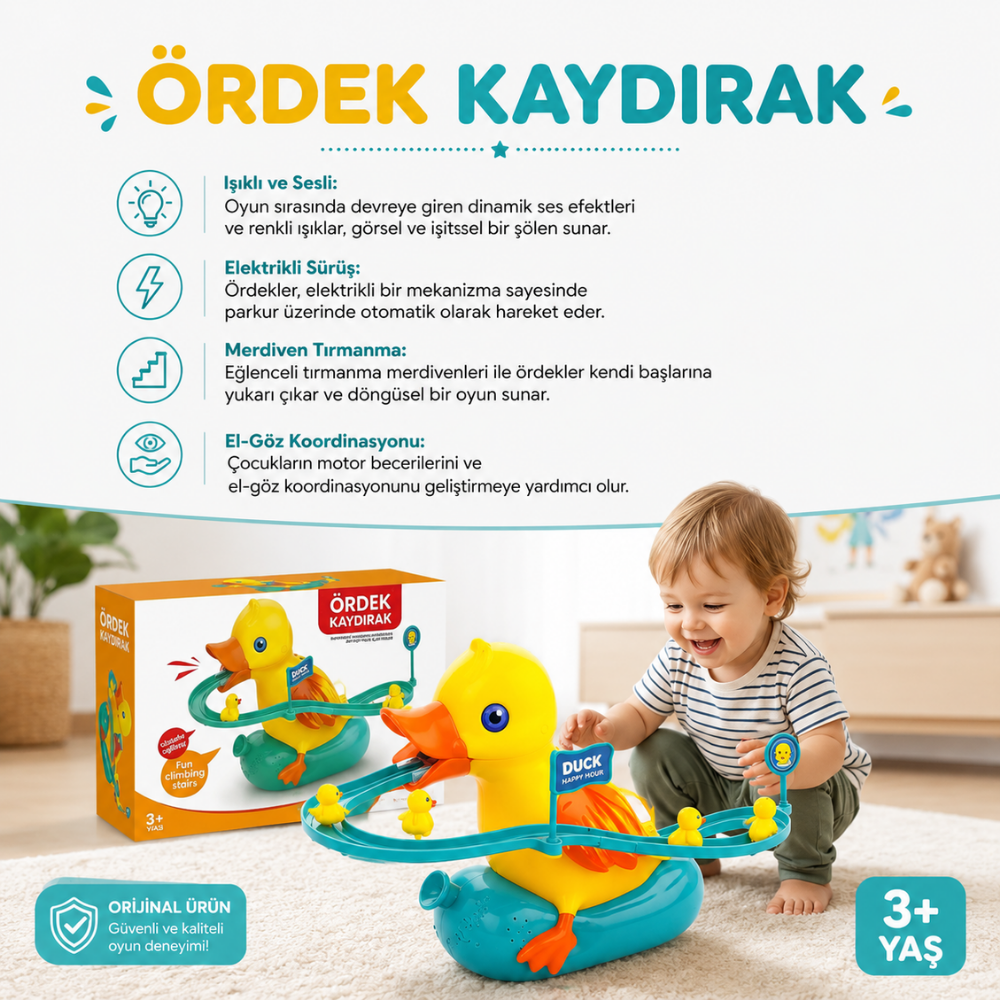 Dön dolaş ördek oyunu çocuk oynama anı orijinal ürün kutusu - Kiddology