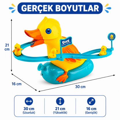 Dön dolaş ördek oyunu gerçek boyutları 30x21x16 cm - Kiddology