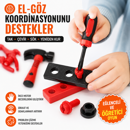 oyuncak tamir seti el goz koordinasyonu gelistirir kiddology