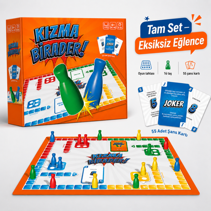 Kızma birader klasik aile kutu oyunu 2-4 kişilik - Kiddology