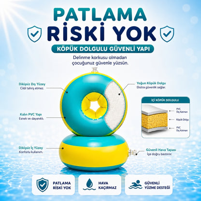 köpük dolgulu yüzme kolluğu patlamayan güvenli kolluk