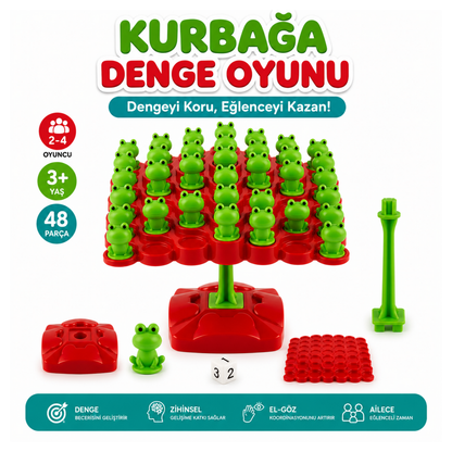 kurbağa denge oyunu çocuk oyuncağı kiddology