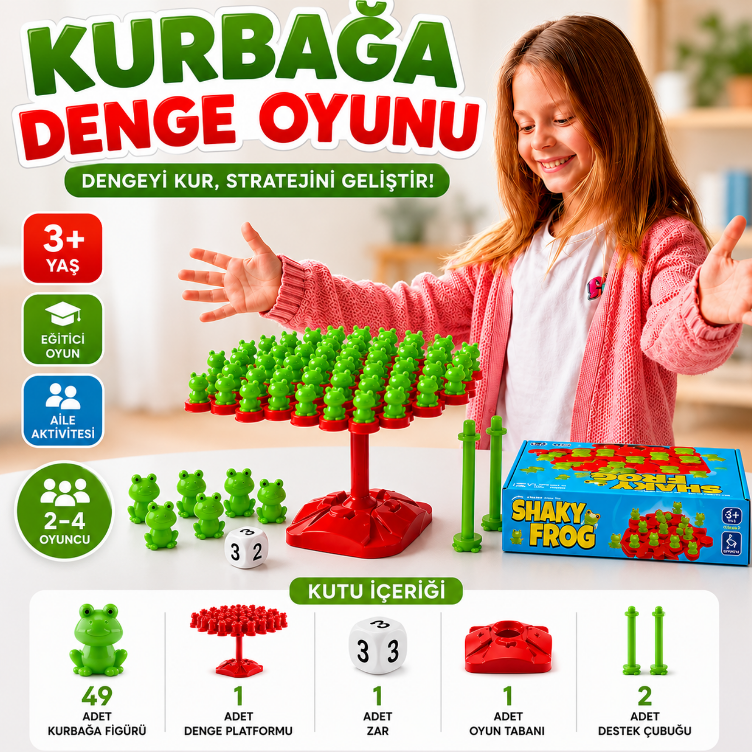 kurbağa denge oyunu strateji oyunu çocuklar için