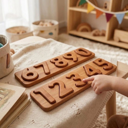 Montessori ahşap oyuncak 2 yaş üzeri eğitici bulmaca - Kiddology