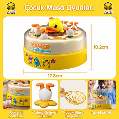 pilli dönen tabla ördek yakalama eğlenceli çocuk oyunu