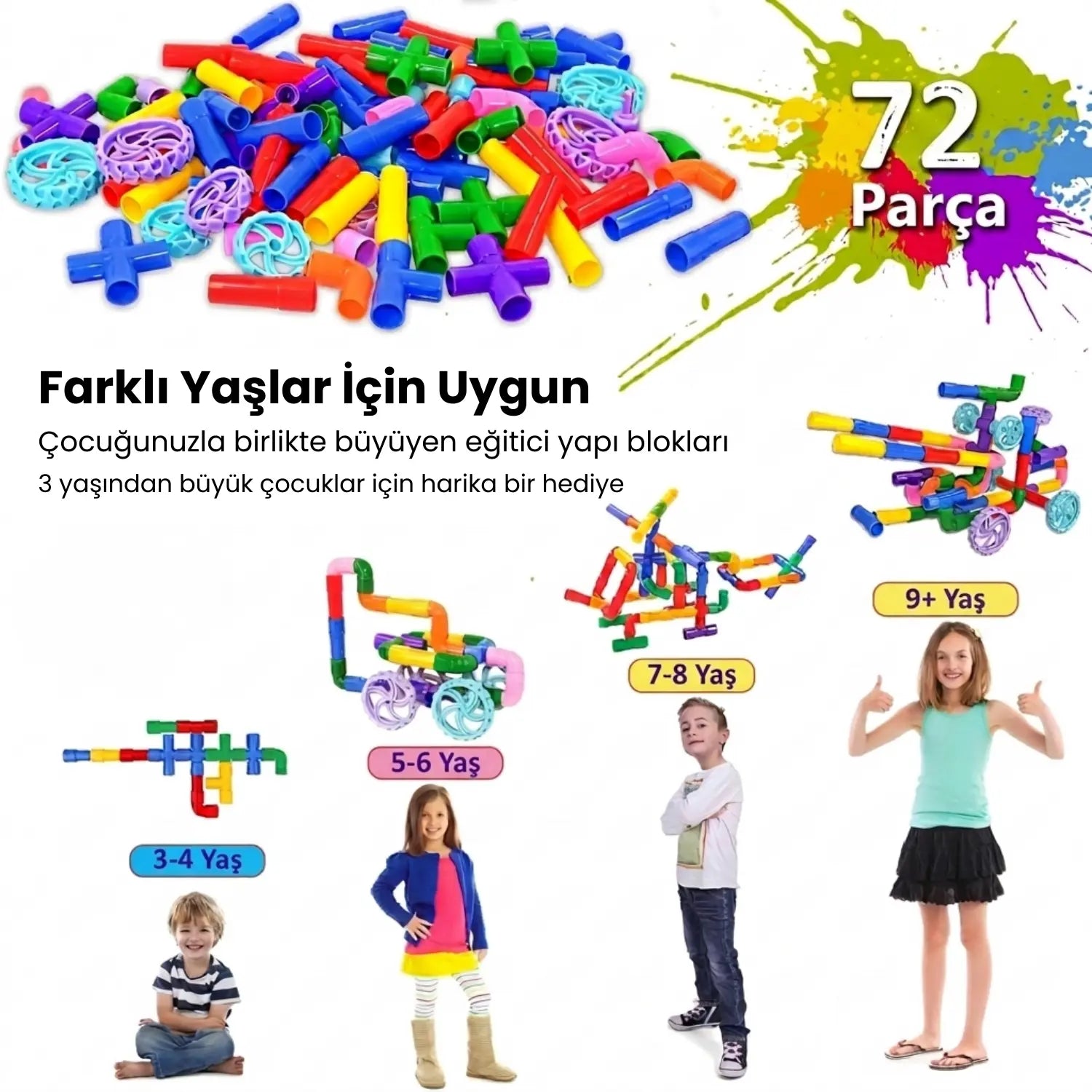 yapı blokları ailecek eğlence yaratıcı inşa oyunu kiddology