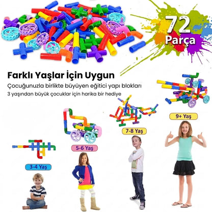 yapı blokları ailecek eğlence yaratıcı inşa oyunu kiddology